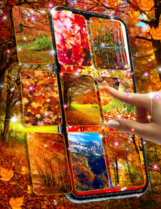 اسکرین شات برنامه Autumn live wallpaper 1