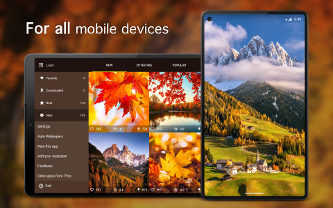 اسکرین شات 6 برنامه Autumn Wallpapers 4K