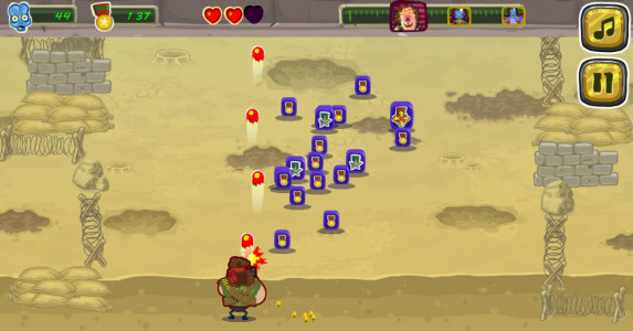 اسکرین شات بازی جنگ با فضایی ها 2