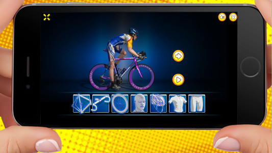 اسکرین شات بازی بازی مسابقات دوچرخه سواری 1