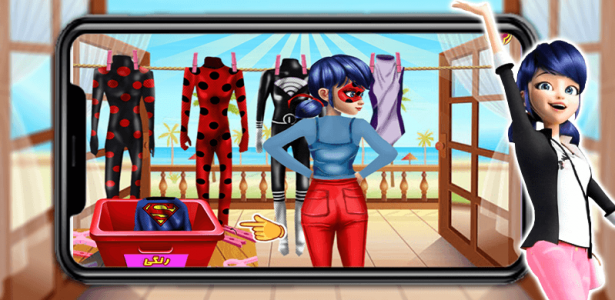 اسکرین شات بازی لباس شویی دختر کفشدوزکی 3
