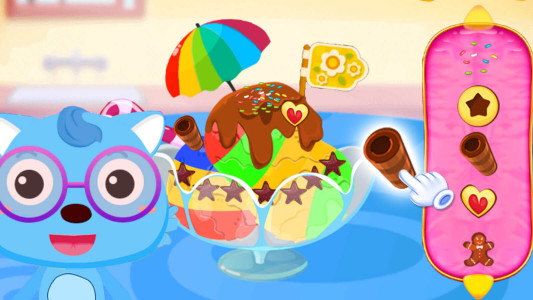 اسکرین شات بازی بازی دخترانه فروشگاه بستنی پاندا 3