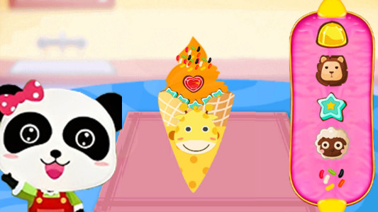 اسکرین شات بازی بازی دخترانه فروشگاه بستنی پاندا 2