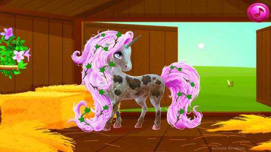 اسکرین شات بازی بازی دخترانه پرنسس و اسب تک شاخ 3