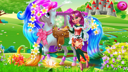 اسکرین شات بازی بازی دخترانه پرنسس و اسب تک شاخ 8