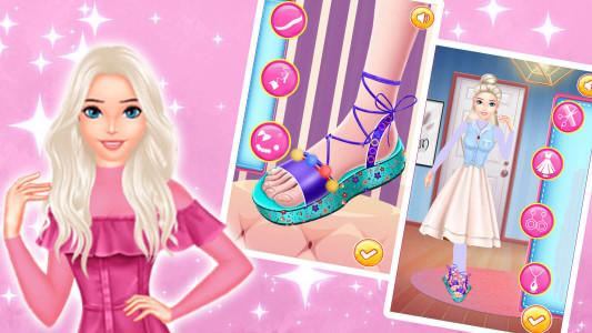 اسکرین شات بازی بازی دخترانه طراحی کفش 3