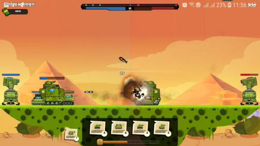 اسکرین شات بازی نبرد تانک ها 4