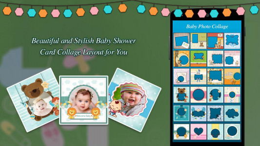 اسکرین شات برنامه Baby Collage Photo Maker 1