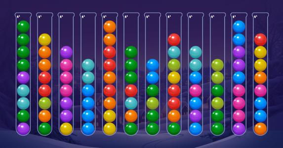 اسکرین شات 1 بازی Ball Sort - Color Sort Puzzle