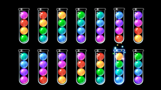 اسکرین شات 1 بازی Ballsorter: Ball Sort Puzzle