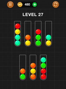 اسکرین شات بازی Wooden Ball Sort - Puzzle Game 1