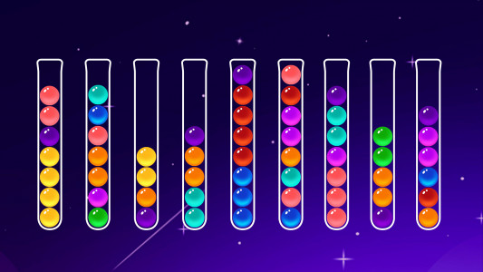 اسکرین شات بازی Ball Sort: Sorting-Bubble Sort 1