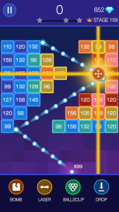 اسکرین شات 3 بازی Bricks Breaker - Glow Balls