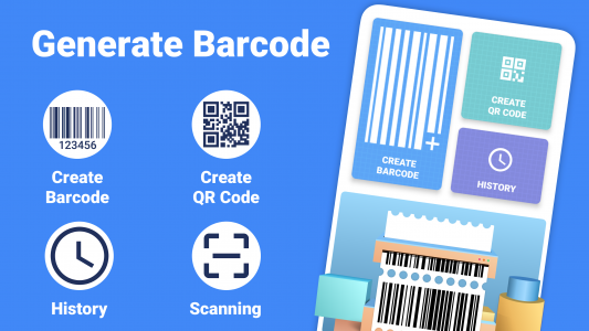 اسکرین شات برنامه Barcode Generator & Scanner 1