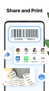 اسکرین شات برنامه Barcode Generator & Scanner 6