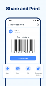 اسکرین شات برنامه Barcode Generator & Scanner 6