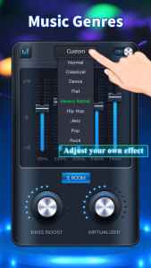 اسکرین شات برنامه Equalizer & Bass Booster 3