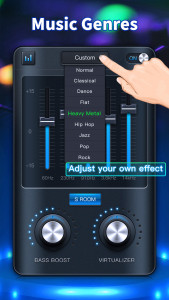 اسکرین شات برنامه Equalizer & Bass Booster 5