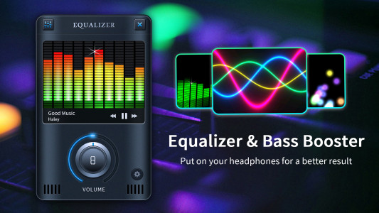 اسکرین شات برنامه Equalizer & Bass Booster 1