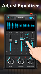 اسکرین شات برنامه Equalizer - Bass Booster EQ 3