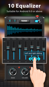 اسکرین شات 2 برنامه Equalizer - Bass Booster EQ