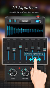 اسکرین شات برنامه Equalizer - Bass Booster EQ 7
