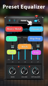 اسکرین شات برنامه Equalizer - Bass Booster EQ 4