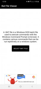 اسکرین شات 1 برنامه Bat File Opener & Viewer - Ope