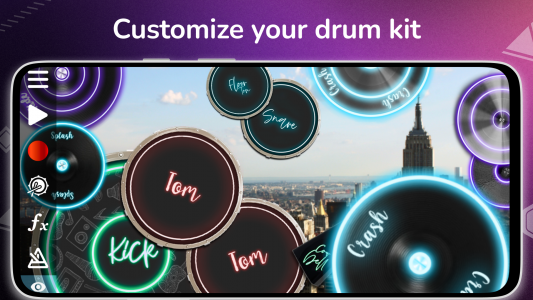 اسکرین شات بازی Drum Solo Studio: drums set 3