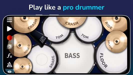 اسکرین شات 1 بازی Drum Solo Studio: drums set