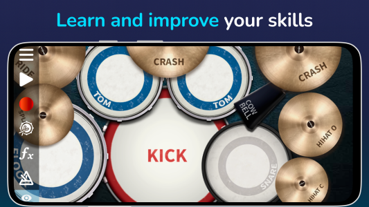اسکرین شات 2 بازی Drum Solo Studio: drums set