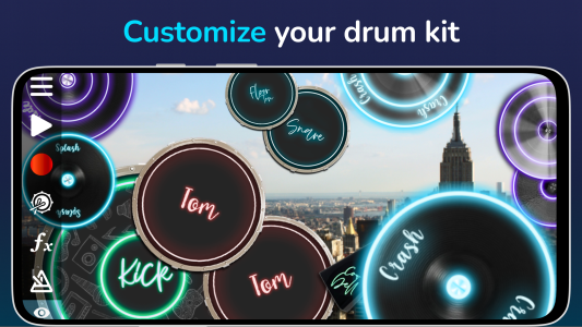 اسکرین شات 3 بازی Drum Solo Studio: drums set