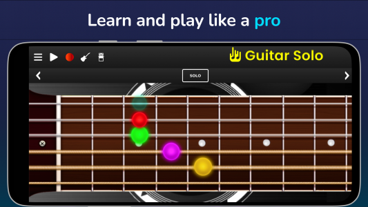 اسکرین شات 1 بازی Guitar Solo: chords scales Fx