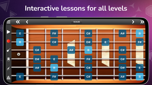 اسکرین شات بازی Guitar Solo: chords scales Fx 4