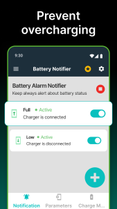 اسکرین شات 4 برنامه Battery Charge Sound Alert
