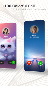 اسکرین شات برنامه Color Call Screen, Call Themes, Photo Phone Dialer 2