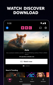 اسکرین شات برنامه BBC iPlayer 1