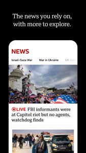 اسکرین شات برنامه bbc news (بی بی سی فارسی) 2