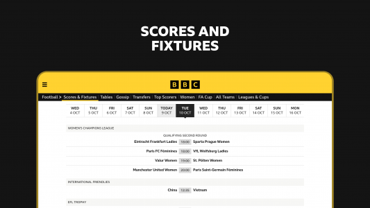 اسکرین شات برنامه BBC Sport - News & Live Scores 4