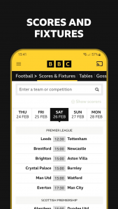 اسکرین شات برنامه BBC Sport - News & Live Scores 4