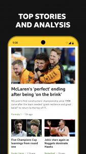 اسکرین شات 2 برنامه BBC Sport - News & Live Scores