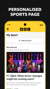 اسکرین شات برنامه BBC Sport - News & Live Scores 6