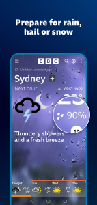 اسکرین شات برنامه BBC Weather 6