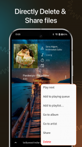 اسکرین شات 3 برنامه My Photo Music Player
