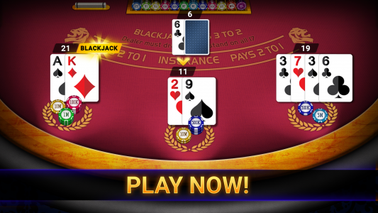 اسکرین شات 3 بازی Blackjack 21: online casino