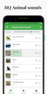 اسکرین شات برنامه Bird and Animal soundboard 1