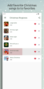 اسکرین شات 4 برنامه Christmas ringtones