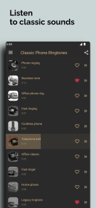 اسکرین شات 3 برنامه Classic phone ringtones