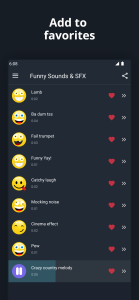 اسکرین شات 4 برنامه Funny Sounds & SFX