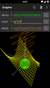 اسکرین شات برنامه Grapher - Equation Plotter & Solver 2
